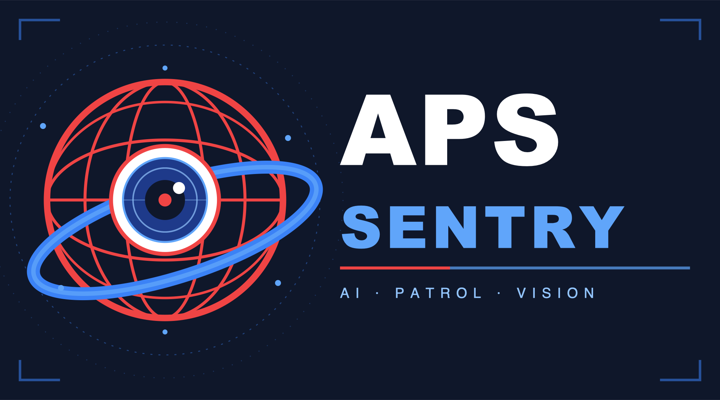 APS Sentry AI patrol vision logo
